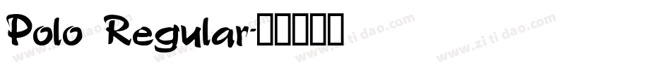 Polo Regular字体转换